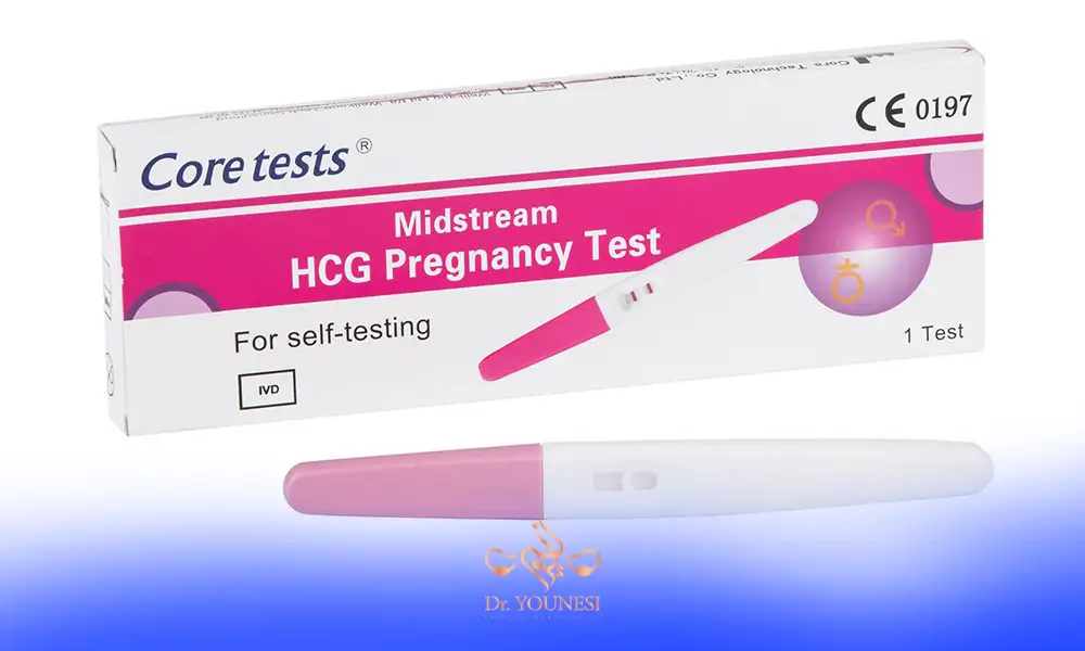 عکس بی بی چک مستقیم (Midstream Test)
