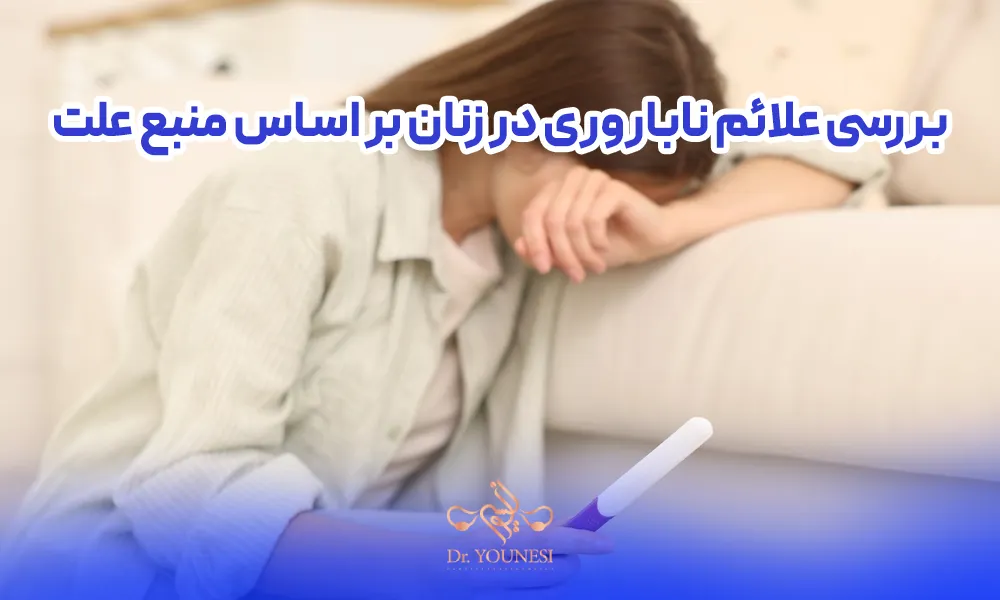 بررسی علائم ناباروری در زنان بر اساس منبع علت