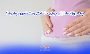 چند روز بعد از ای یو ای حاملگی مشخص میشود؟