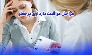 مراحل مراقبت به تشخیص دکتر بارداری پرخطر