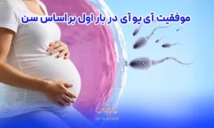 موفقیت IUI در بار اول بر اساس سن