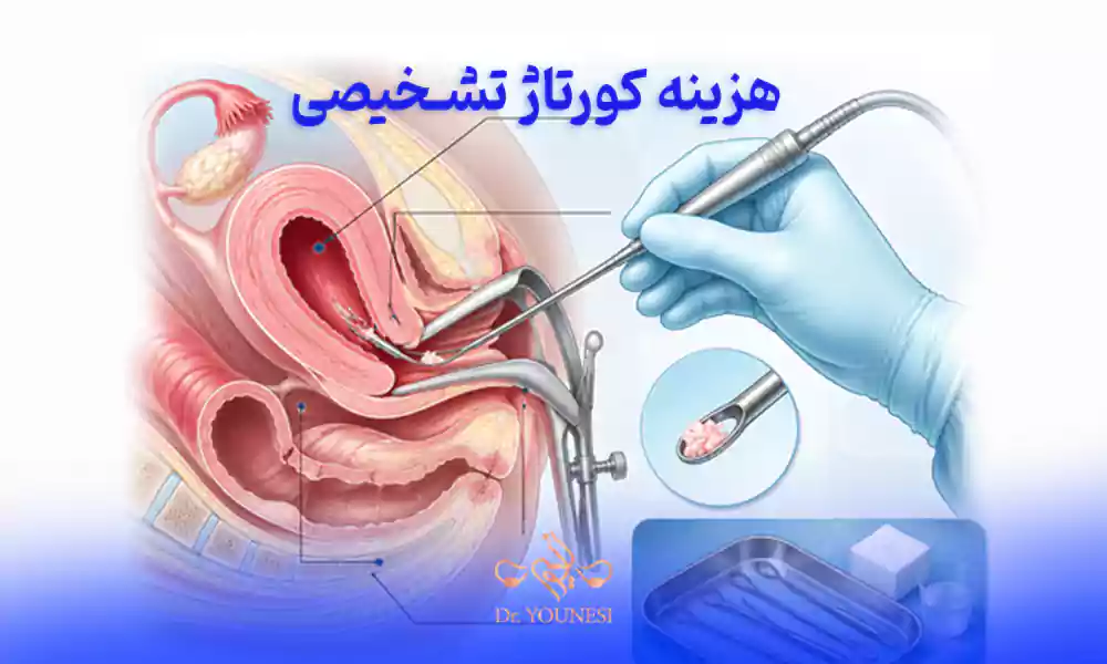 هزینه کورتاژ تشخیصی و قیمت کورتاژ تشخیصی