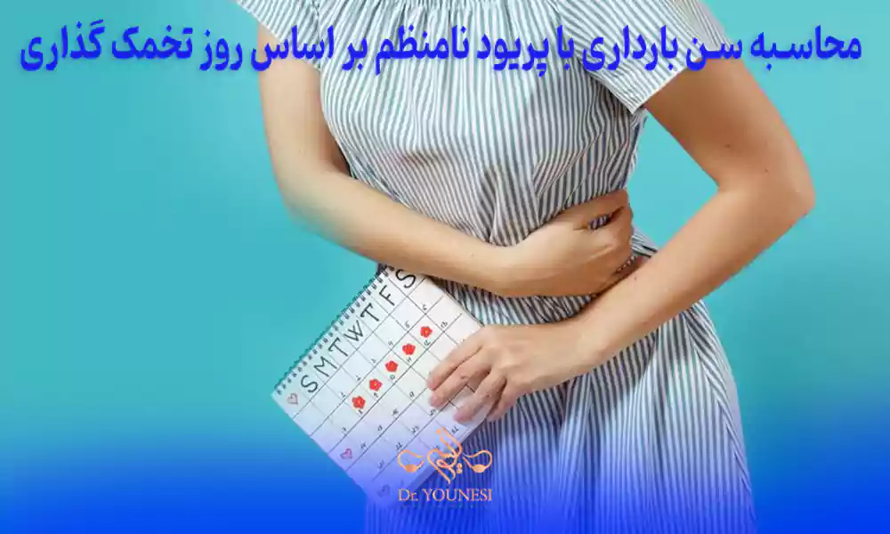 محاسبه سن بارداری با پریود نامنظم بر اساس روز تخمک گذاری