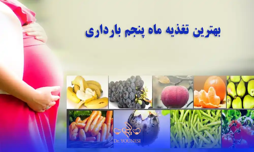 بهترین تغذیه ماه پنجم بارداری برای زیبایی جنین