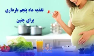بهترین تغذیه ماه پنجم بارداری برای زیبایی جنین